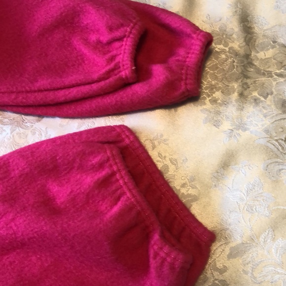 VINTAGE SEARS WOMENS SMALL FUSCIA PINK WARM FLEECE ONSIE PJ’S & SLIPPERS - #318 - Picture 7 of 9